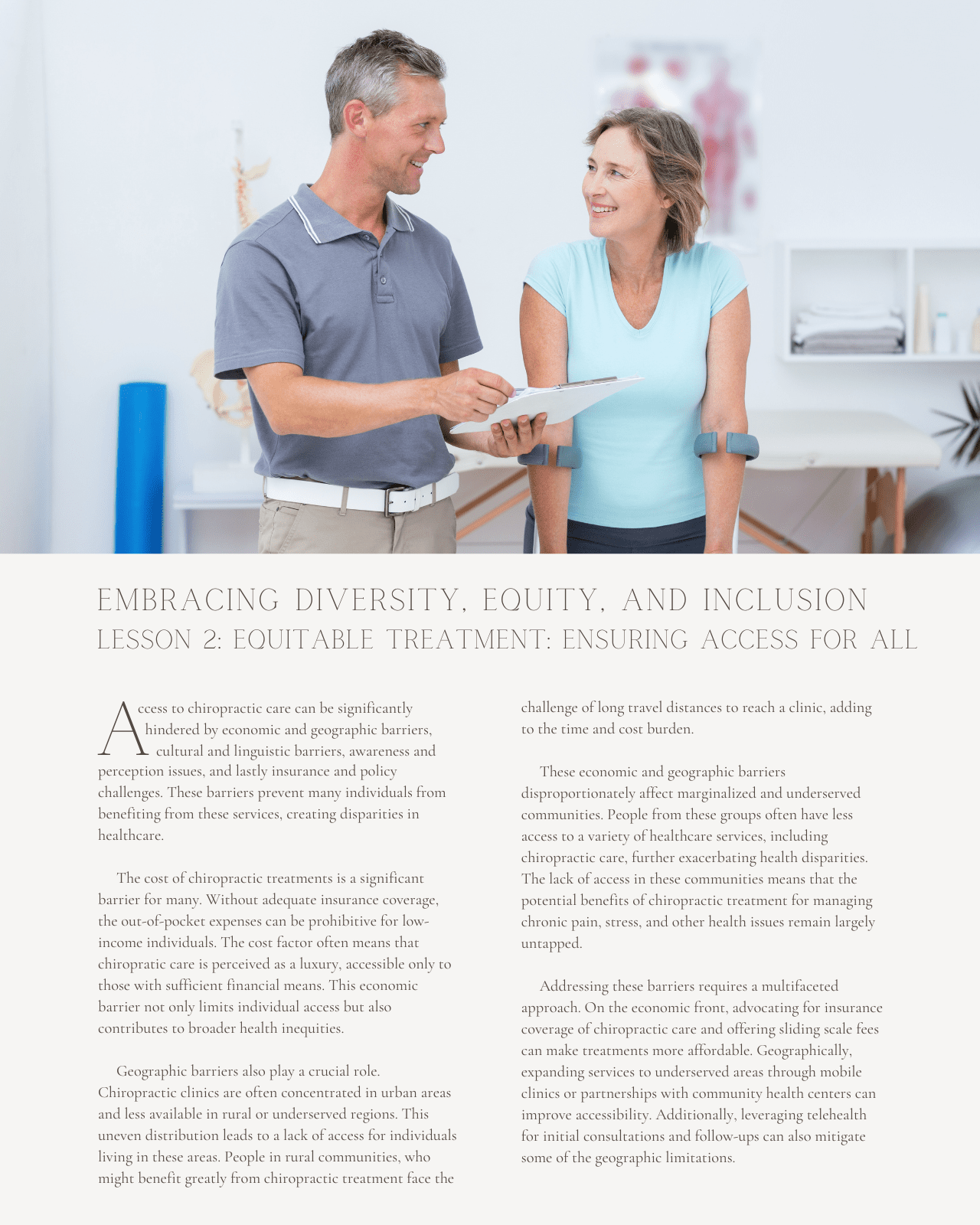 2024 and Thriving: Embracing Diversity, Health Equity and Inclusion - Chiropractic Continuing Education, Ethics, Cultural Competency, 2 Credits A Better Chiro