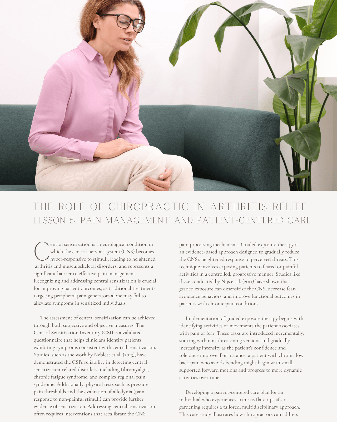 Joint Effort: The Role of Chiropractic in Arthritis Relief - Chiropractic Continuing Education, General Adjustive Technique, 5 Credits A Better Chiro