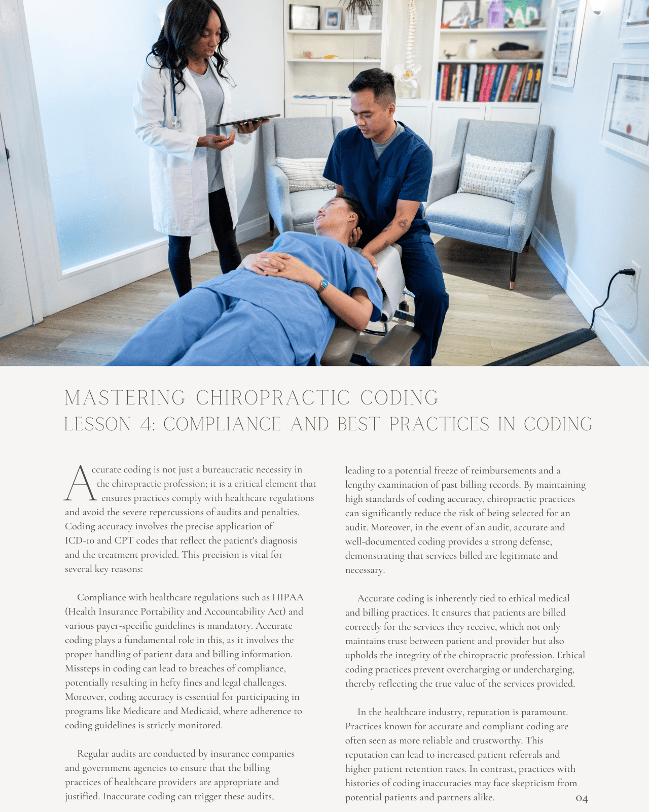 Mastering Chiropractic Coding: Navigating ICD-10 and CPT for Optimal Practice Management - Chiropractic Continuing Education, Documentation/Record Keeping, 6 Credits A Better Chiro