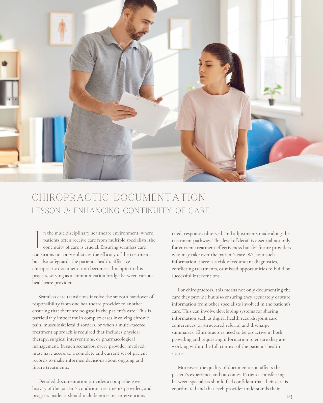 Core Principles of Chiropractic Documentation - Chiropractic Continuing Education, Documentation/Record Keeping, 6 Credits A Better Chiro