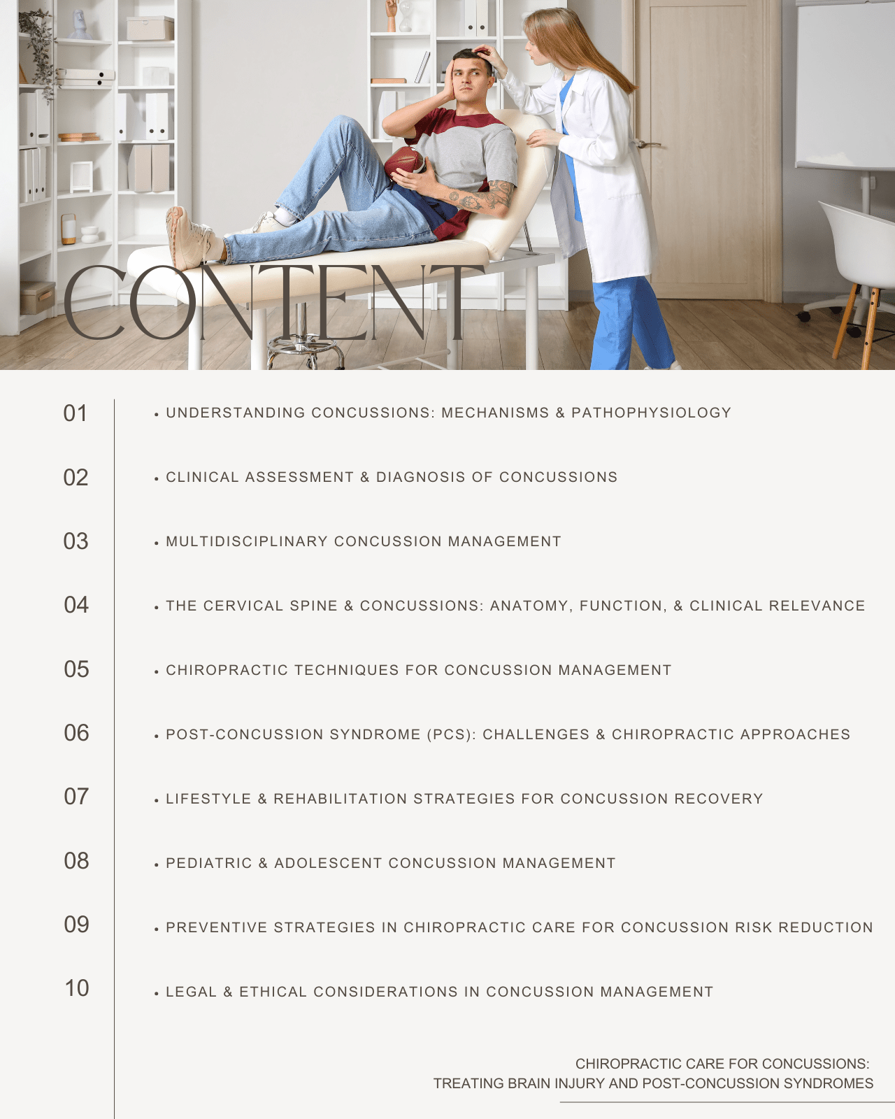 Chiropractic Care for Concussions: Treating Brain Injury and Post-Concussion Syndromes - Chiropractic Continuing Education, General, 10 Credits A Better Chiro