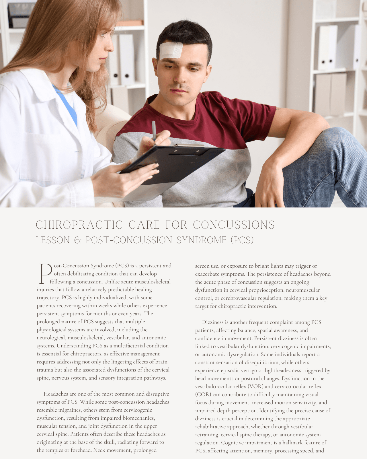 Chiropractic Care for Concussions: Treating Brain Injury and Post-Concussion Syndromes - Chiropractic Continuing Education, General, 10 Credits A Better Chiro