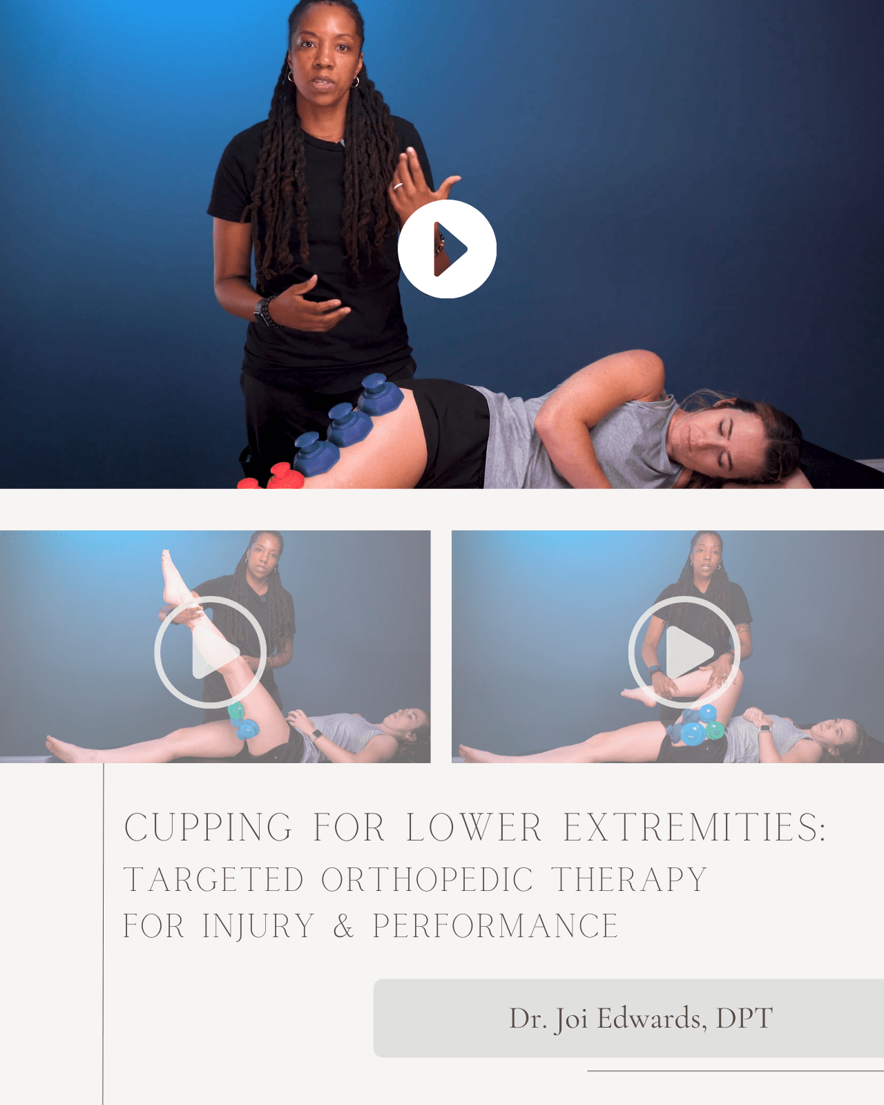 Cupping for Lower Extremities: Targeted Orthopedic Therapy for Injury & Performance - Chiropractic Continuing Education, Adjunctive/Modalities, 7 Hours A Better Chiro