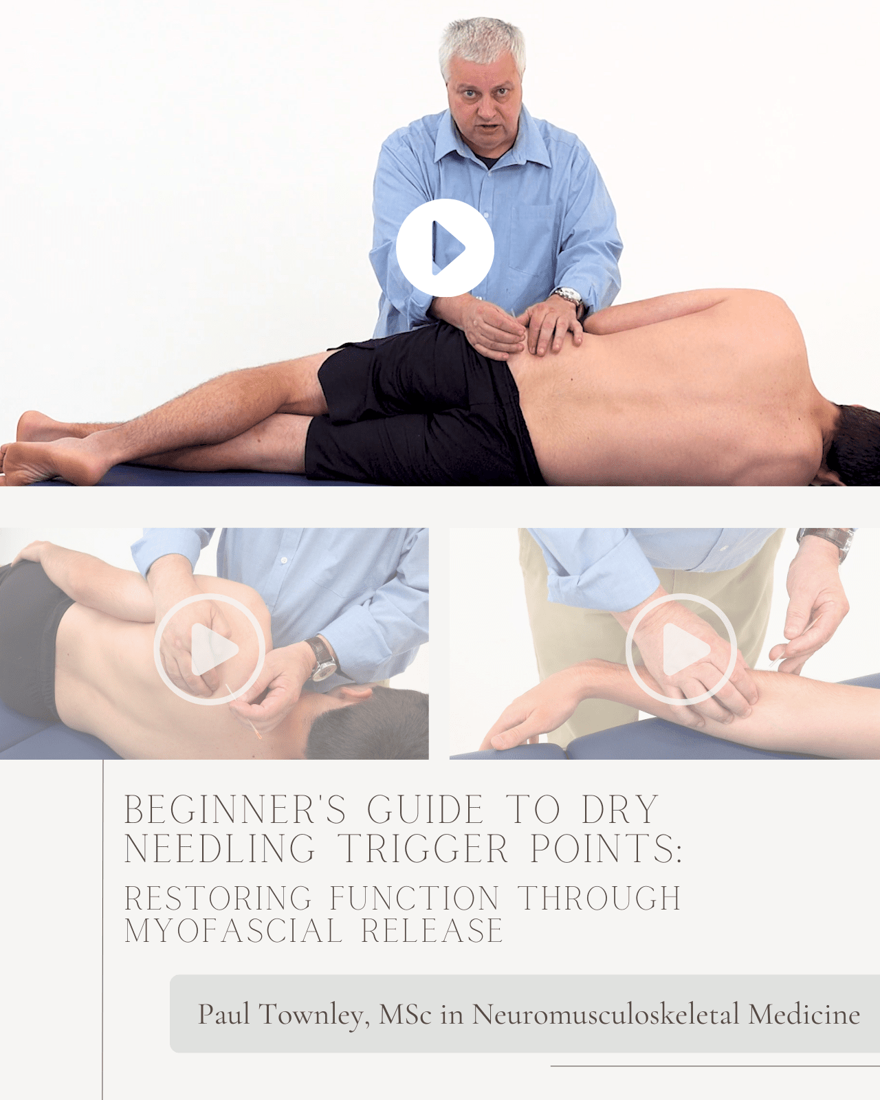 Beginner's Guide to Dry Needling Trigger Points: Restoring Function Through Myofascial Release - Chiropractic Continuing Education Adjunctive/Modalities, 6 Credits A Better Chiro