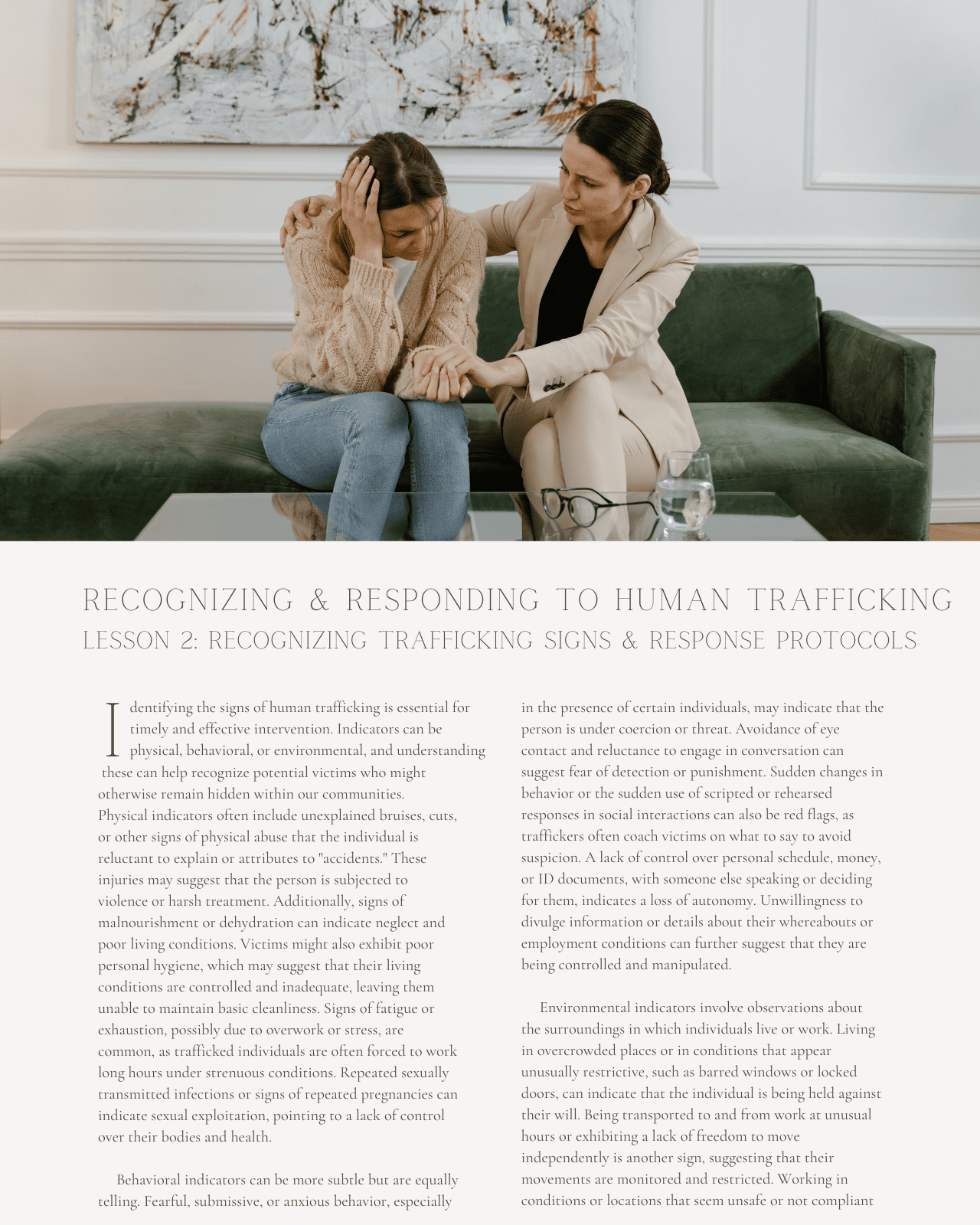 In Plain Sight: Recognizing and Responding to Human Trafficking in Healthcare - Chiropractic Continuing Education, Human Trafficking Awareness, 2 Credits A Better Chiro