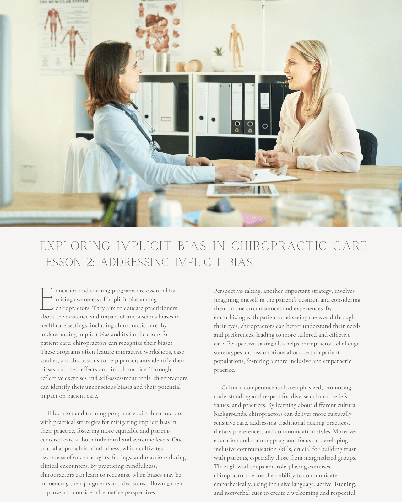 Unconscious Influence: Exploring Implicit Bias in Chiropractic Care - Chiropractic Continuing Education, Implicit Bias, 2 Credits A Better Chiro