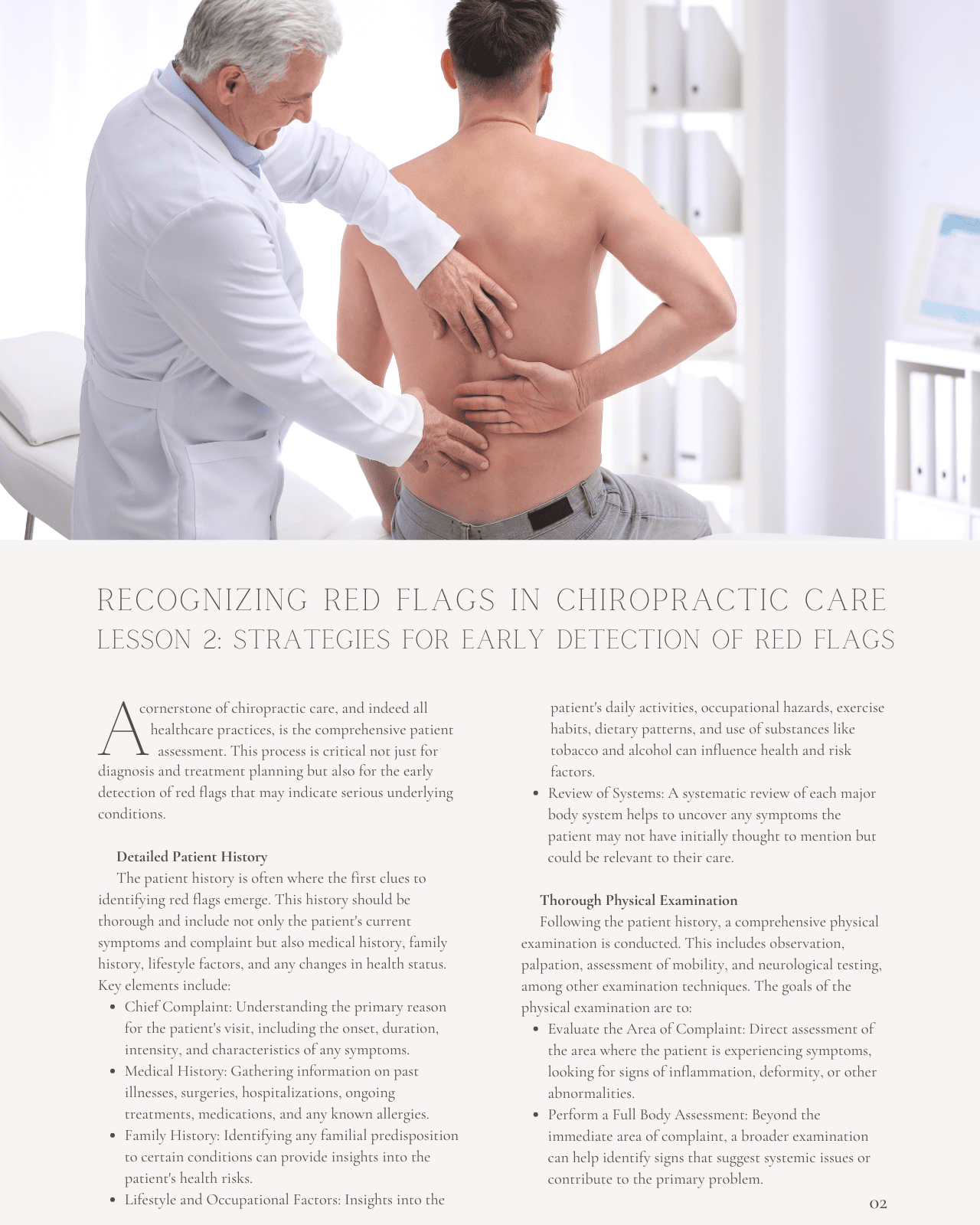 Beyond the Adjustment: Recognizing Red Flags in Chiropractic Practice - Chiropractic Continuing Education, Medical Errors, 2 Credits A Better Chiro
