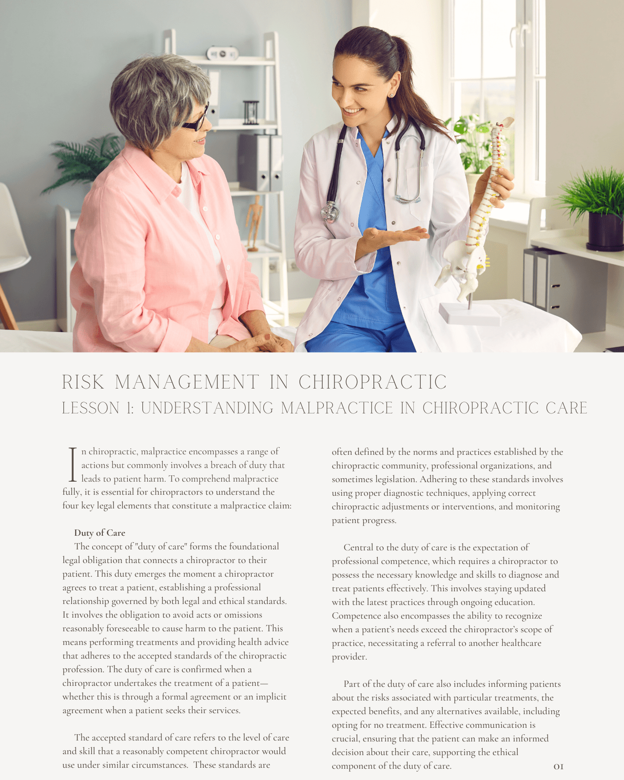 Risk Management in Chiropractic: Strategies for Mitigating Malpractice and Protecting Your Practice - Chiropractic Continuing Education, Risk Management, 2 Hours A Better Chiro