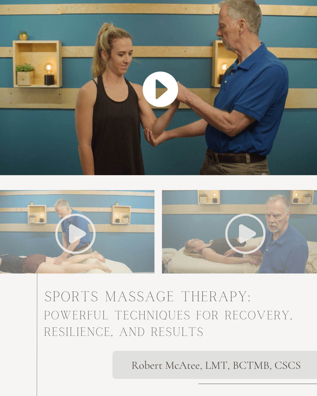 Sports Massage Therapy: Powerful Techniques for Recovery, Resilience, and Results - Chiropractic Continuing Education, Adjunctive/Modalities, 7 Hours A Better Chiro