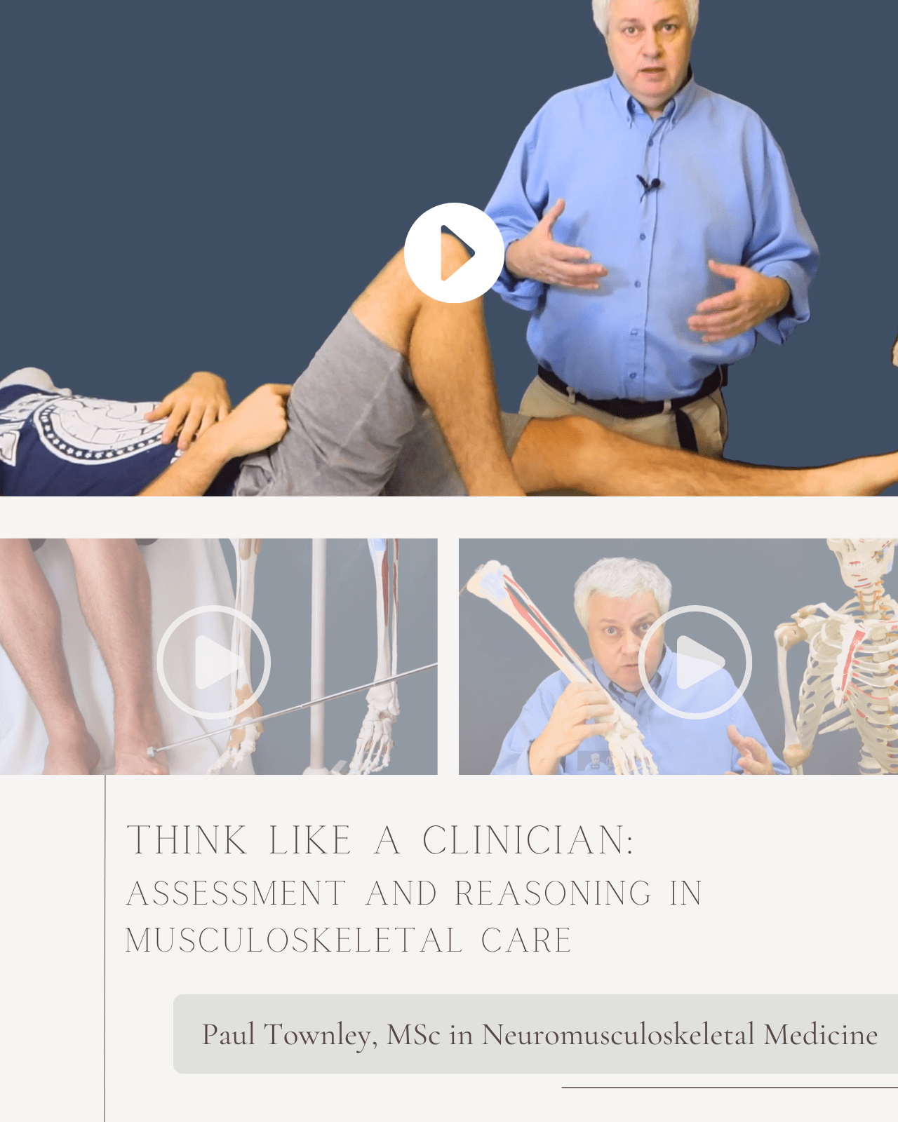 Think Like a Clinician: Assessment and Reasoning in Musculoskeletal Care - Chiropractic Continuing Education, Diagnosis, 8 Hours A Better Chiro