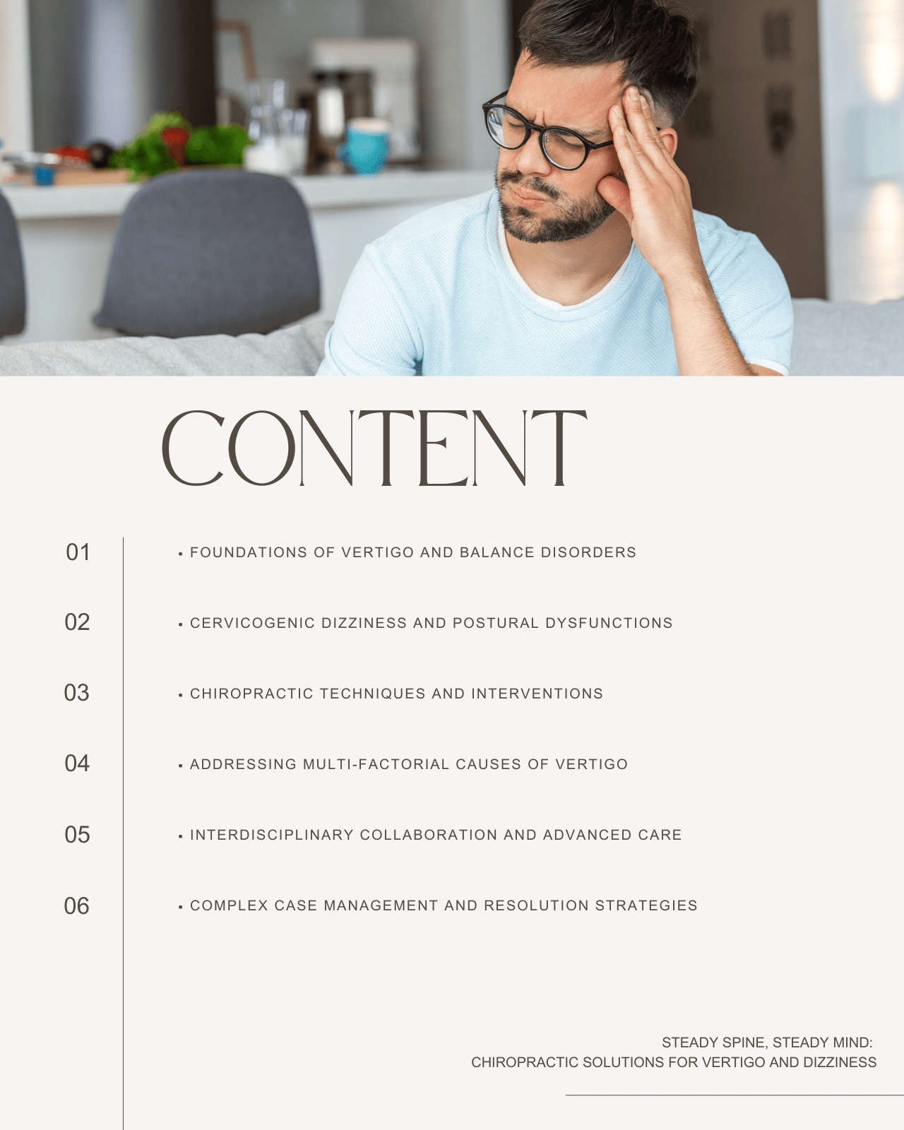 Steady Spine, Steady Mind: Chiropractic Solutions for Vertigo and Dizziness - Chiropractic Continuing Education, Adjustive Technique, 8 Credits A Better Chiro
