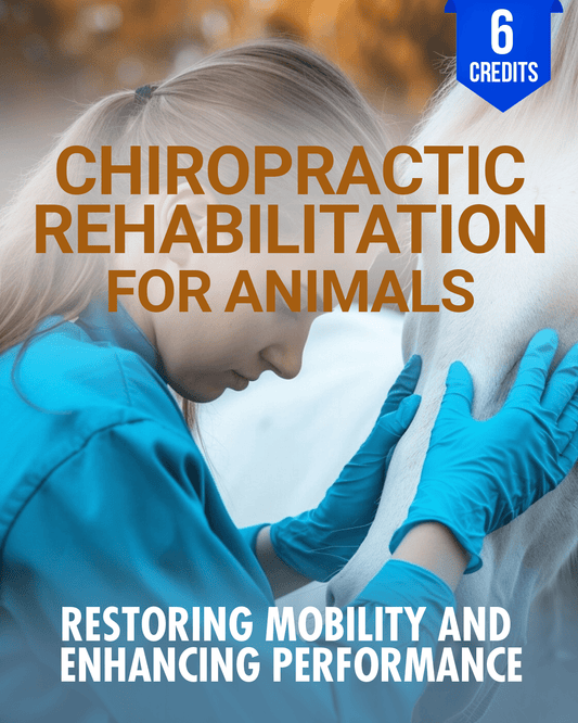 Chiropractic Rehabilitation for Animals: Restoring Mobility and Enhancing Performance - Chiropractic Continuing Education, Animal Chiropractic, 6 Credits A Better Chiro