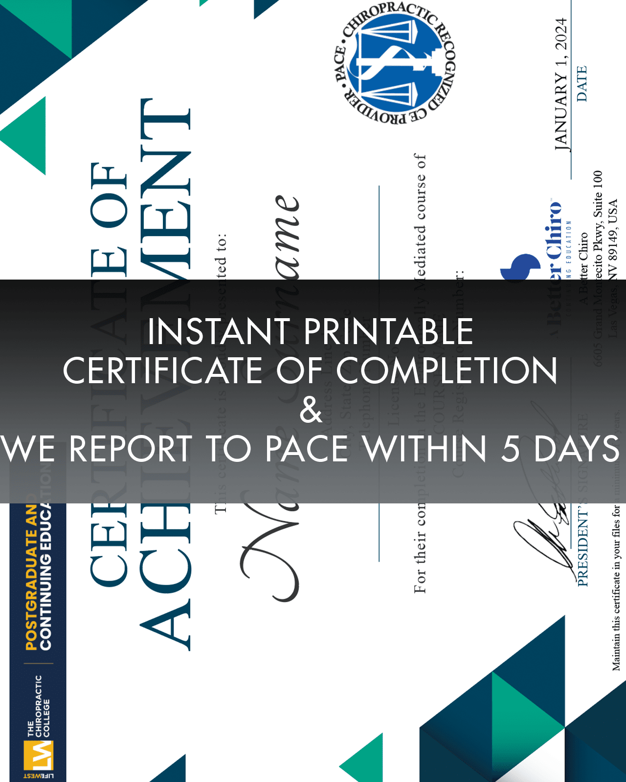 Rhode Island Package 3: Full Recertification - All Required Chiropractic Continuing Education Hours in One Package, 30 Credits A Better Chiro