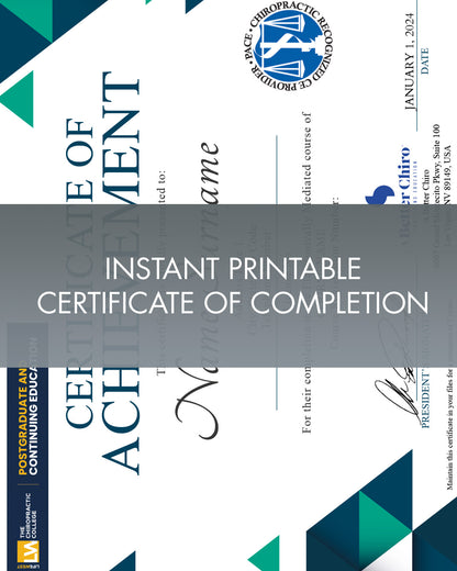New Brunswick Package 2: Full Recertification - All Required Chiropractic Continuing Professional Development in One Package, 24 Hours