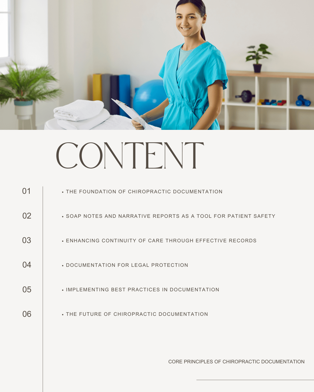 Core Principles of Chiropractic Documentation - Chiropractic Continuing Education, Documentation/Record Keeping, 6 Hours