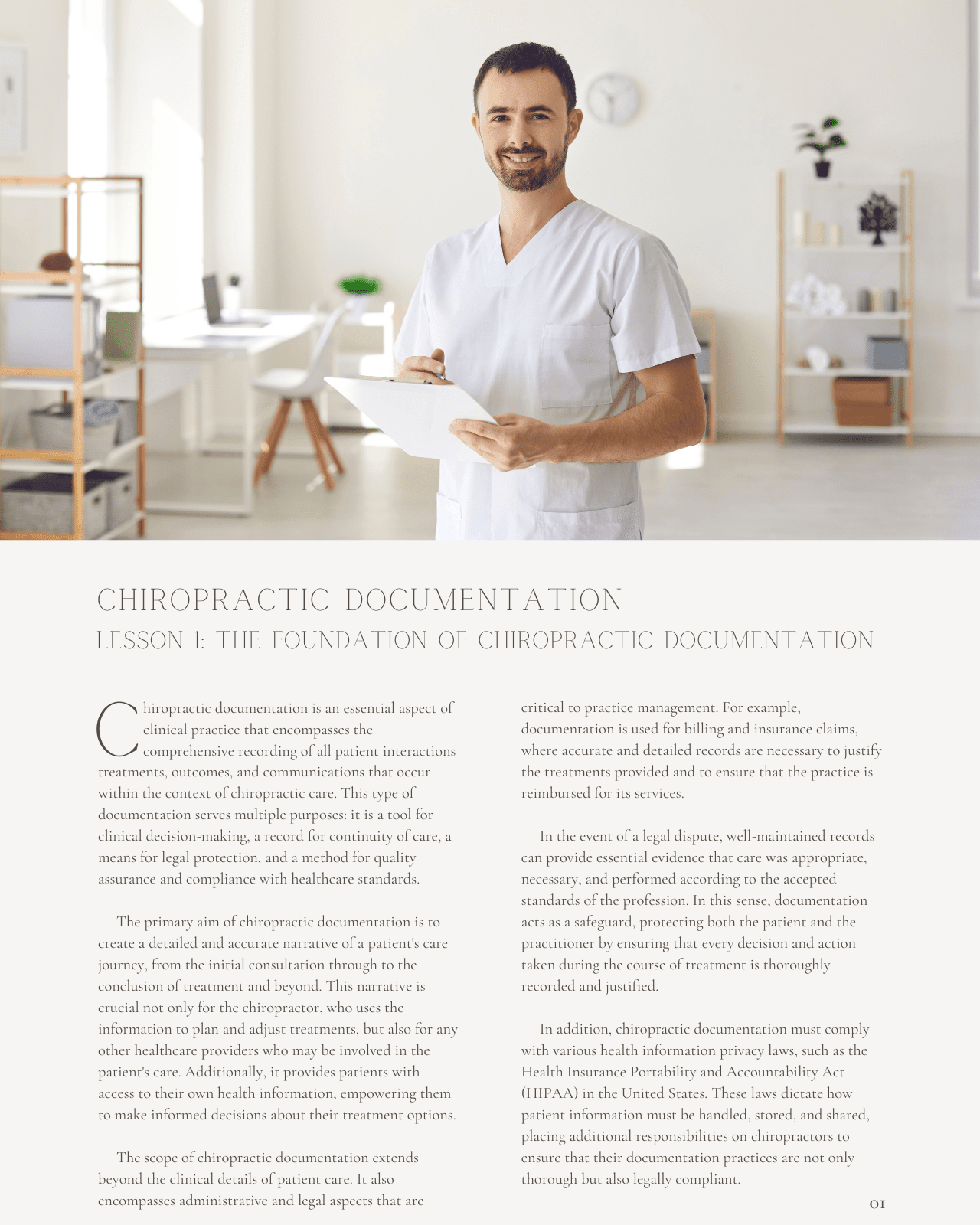 Core Principles of Chiropractic Documentation - Chiropractic Continuing Education, Documentation/Record Keeping, 6 Hours