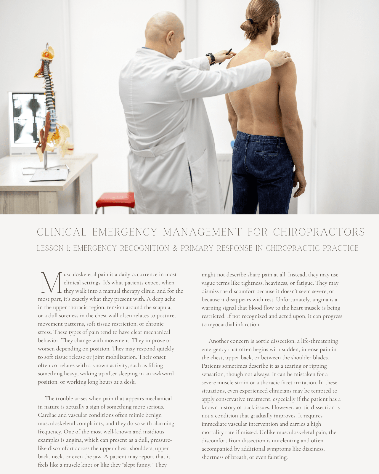 Clinical Emergency Management for Chiropractors: Advanced Emergency Response and Trauma Management - Chiropractic Continuing Education, Emergency Procedures, 6 Hours A Better Chiro