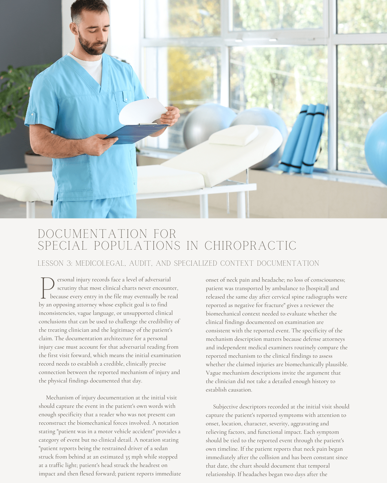 Complex Patients, Complete Records: Documentation for Special Populations in Chiropractic - Chiropractic Continuing Education, Documentation/Record Keeping, 6 Hours A Better Chiro
