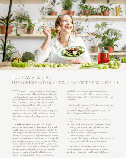 Food as Medicine: How to Eat According to TCM Constitutions and Seasonal Foods - Chiropractic Continuing Education, 6 Hours A Better Chiro