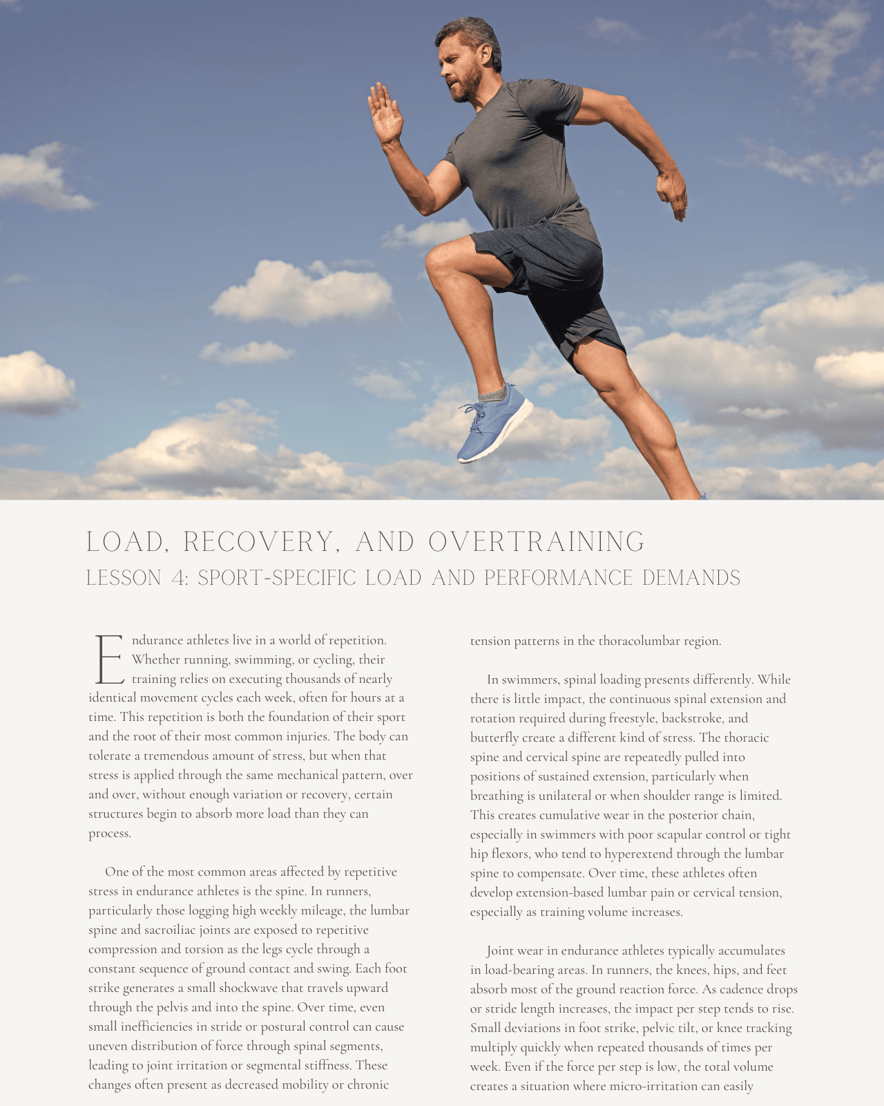 Load, Recovery, and Overtraining: Keeping Athletes in the Game - Chiropractic Continuing Education, Sports Medicine, 10 Hours A Better Chiro