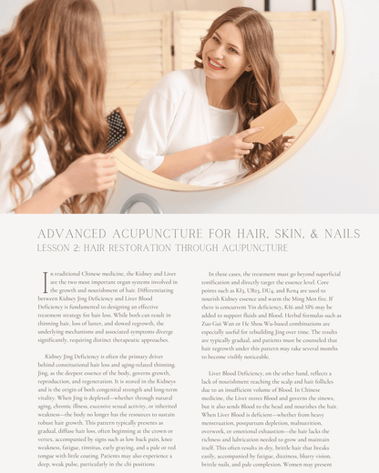 Radiant Vitality: Advanced Acupuncture for Hair, Skin, and Nails - Chiropractic Continuing Education, 12 Hours A Better Chiro