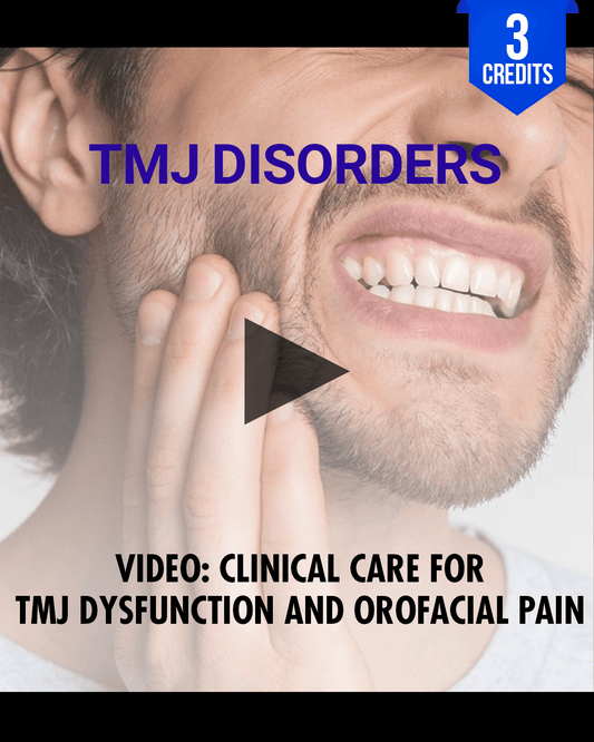 TMJ Disorders: Clinical Care for TMJ Dysfunction and Orofacial Pain - Chiropractic Continuing Education, Orthopedics, 3 Hours A Better Chiro